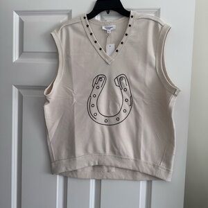 Western motif vest